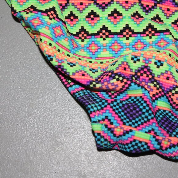 Multi Color 2 Pcs Justice Bikini Swimsuit Size 16 - Picture 10 of 10